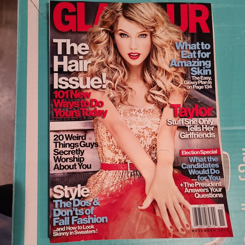 Glamour Magazine Taylor Swift Cover November 2012